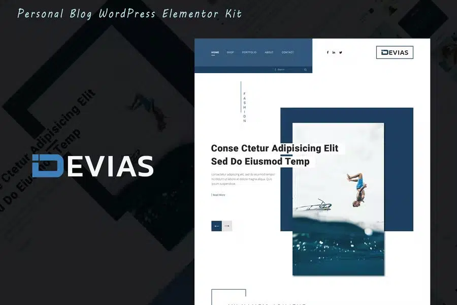 devias---blog-&-magazine-elementor-template-kit