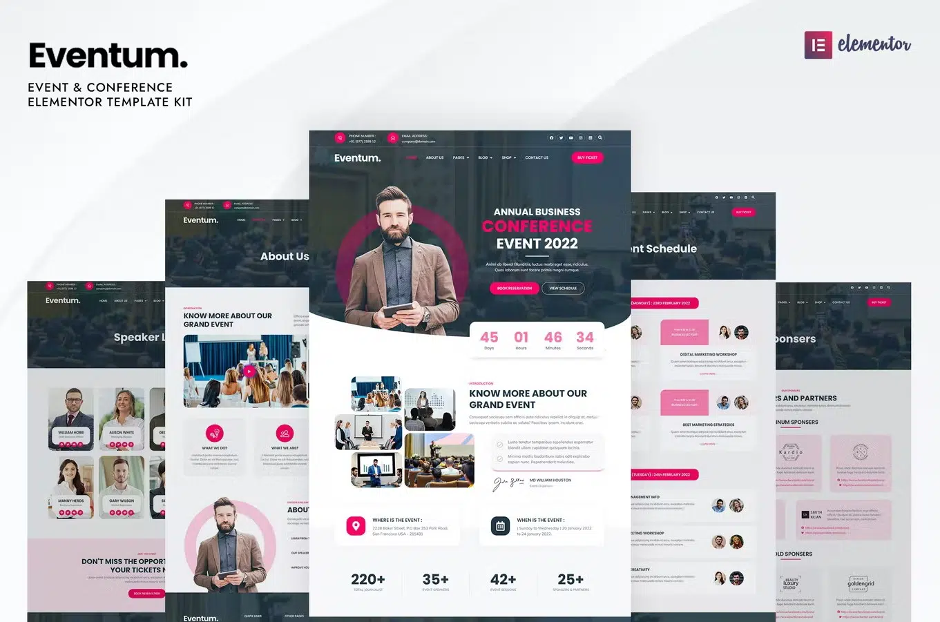 eventum---event-&-conference-elementor-template-kit