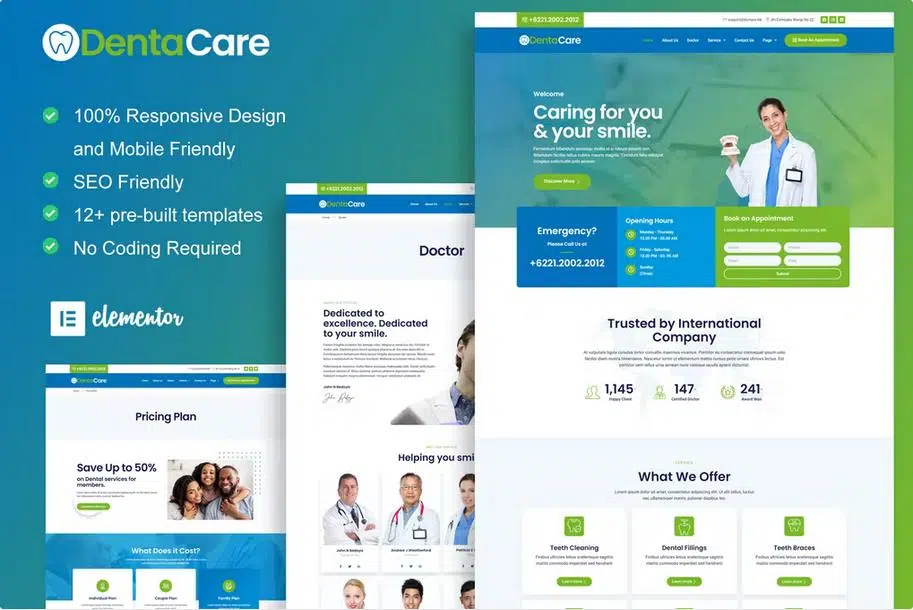 dentacare---dentist-&-medical-elementor-template-kit