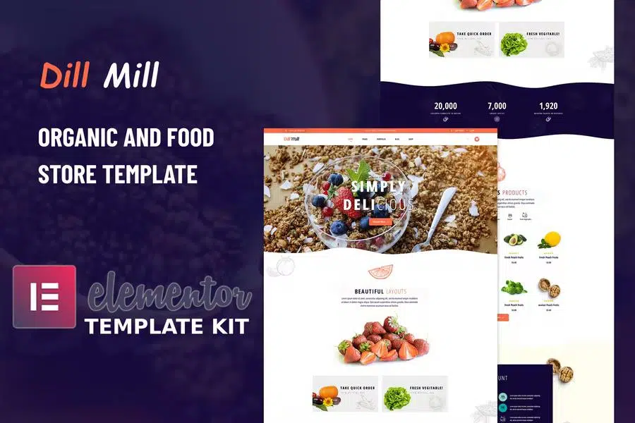 dillmill---organic-food-store-elementor-template-kit