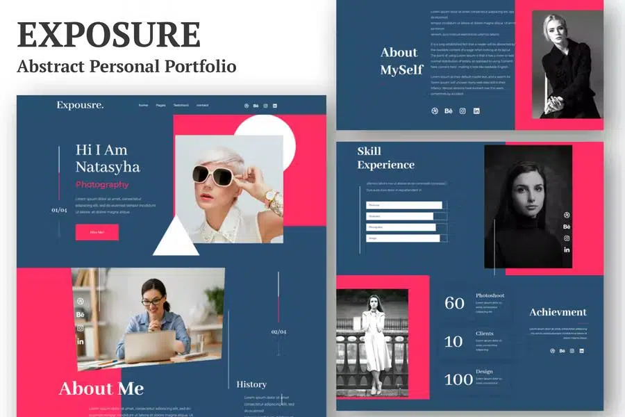 exposure---personal-portfolio-elementor-template-kit
