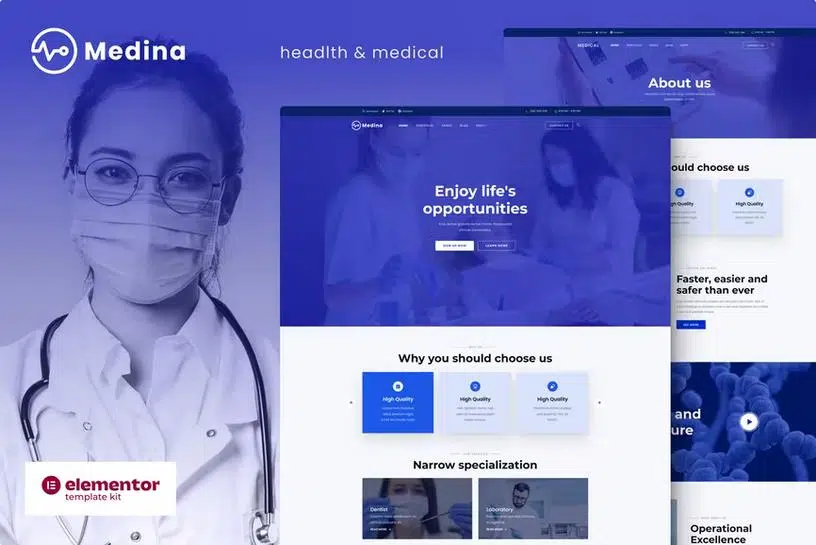 medina---medical-&-health-elementor-template-kit