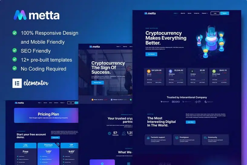 metta---cryptocurrency-blockchain-&-bitcoin-elementor-template-kit