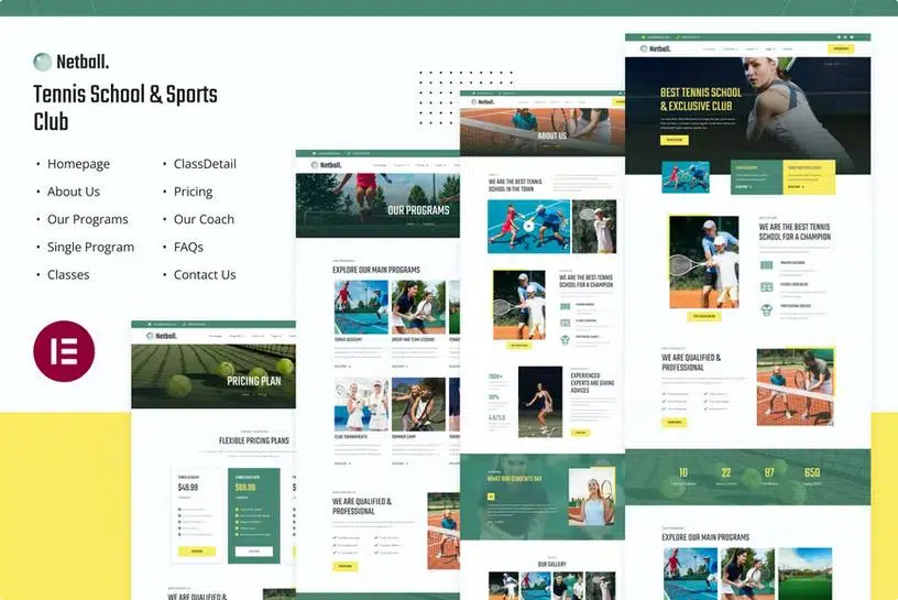netball-_-tennis-school-&-sports-club-elementor-template-kit