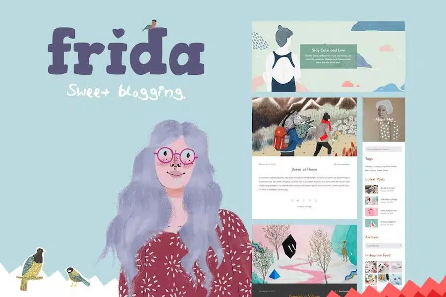 frida---a-sweet-&-classic-blog-theme