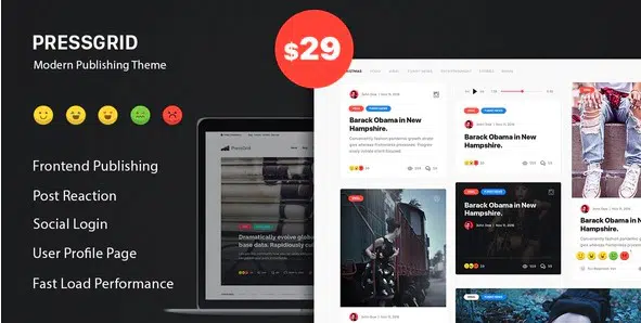 pressgrid---frontend-publish-reaction-&-multimedia-theme