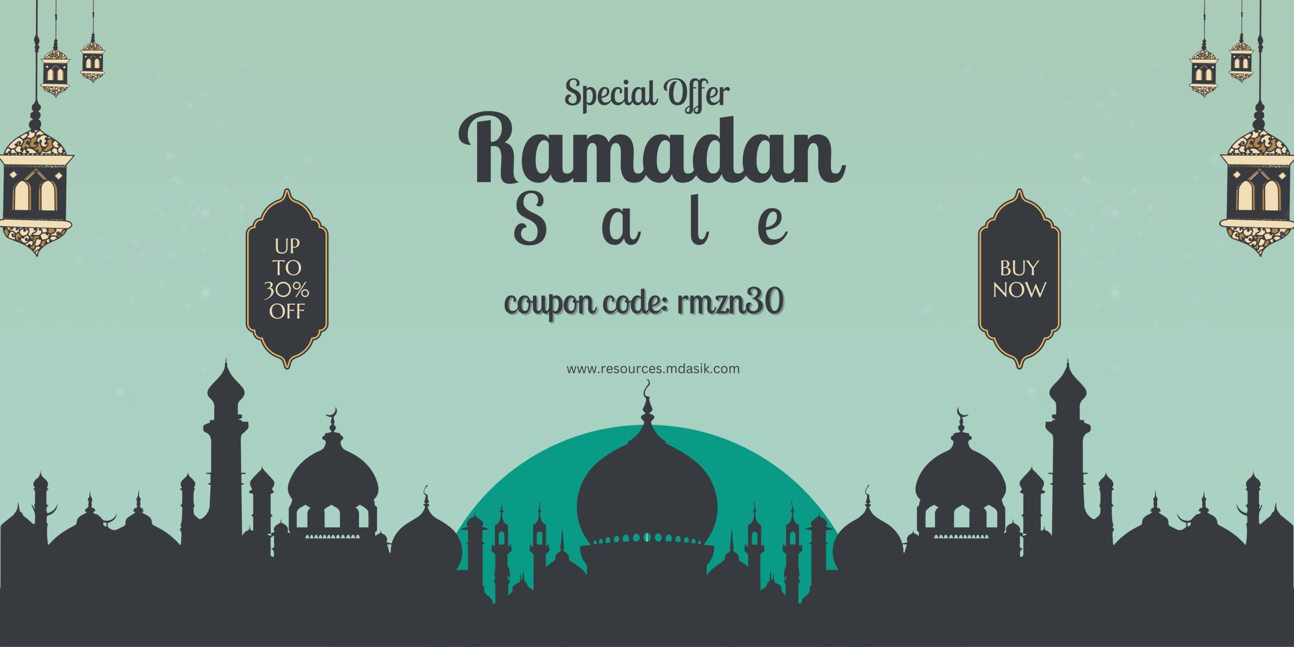 Special Offer Ramadan Sale 30% Banner